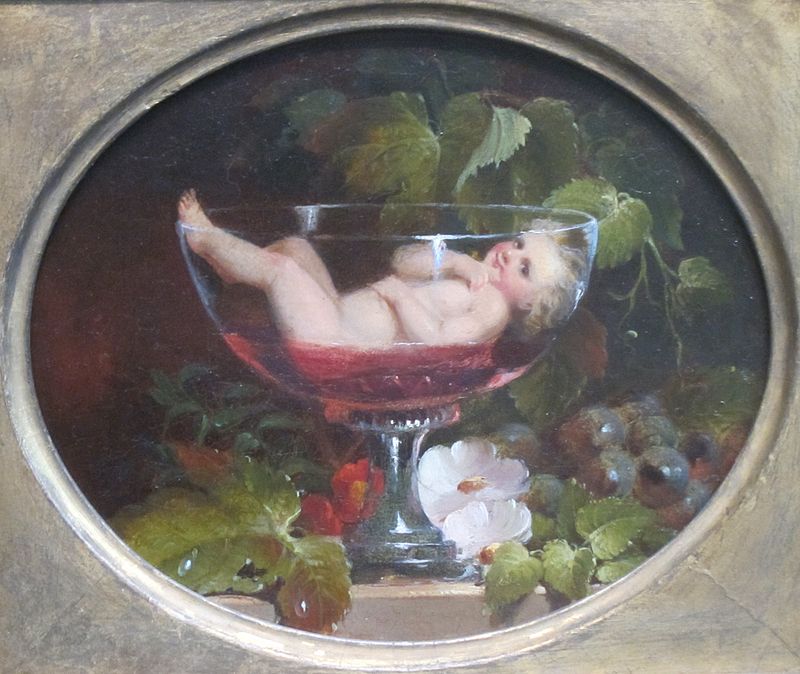 Cupid_in_a_Wine_Glass'_by_Abraham_Woodside,_1840s
